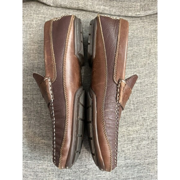 Neil M Leather Driving Loafers Mens Size 9 Two Tone Brown main image 4